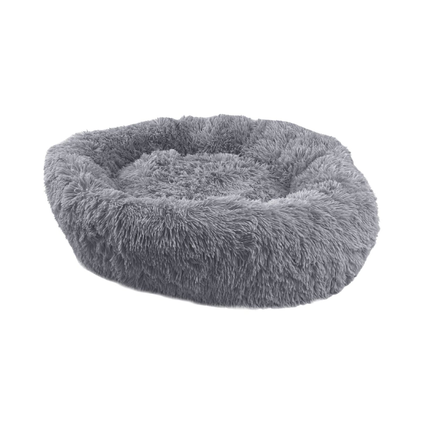 Floofi Round Calming Pet Bed Grey - S 60cm