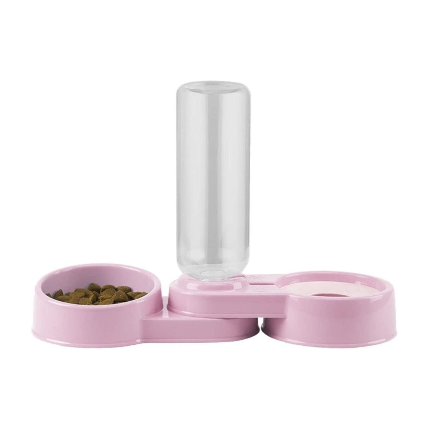 Floofi Automatic 2 in 1 Water (750ml) & Food Feeder (250g)- Pink