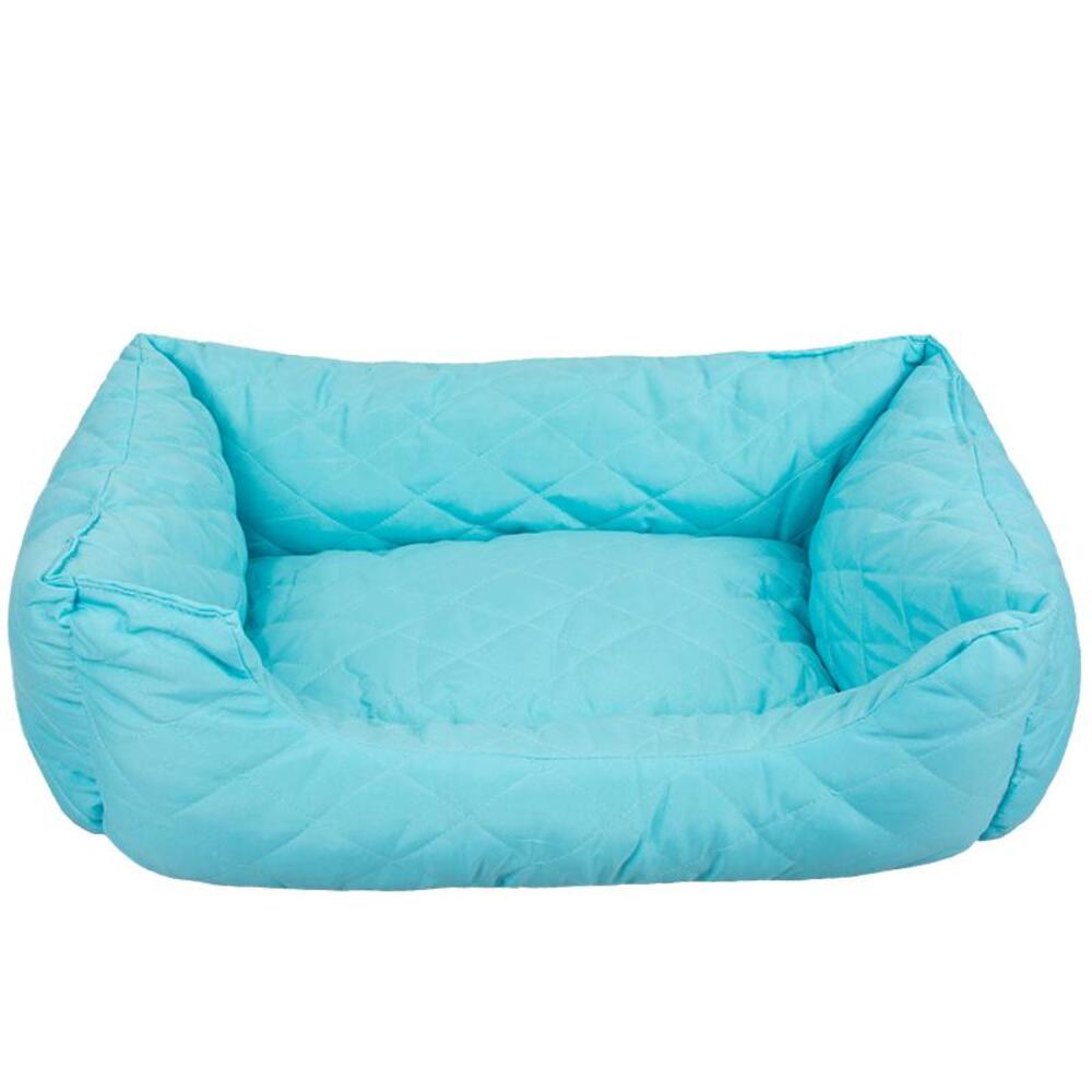 Floofi Rectangular Pet Bed Polyester Blue