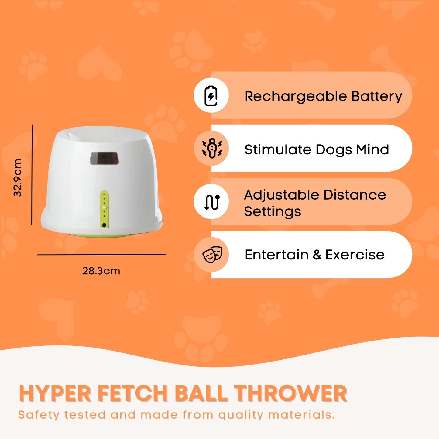 All For Paws Hyper Fetch Maxi Dog Ball Thrower - Large