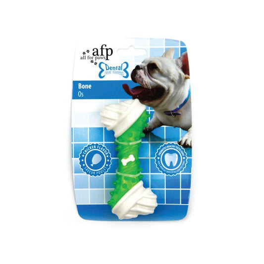 All For Paws Dog Chew Bone Chicken Flavour - Green