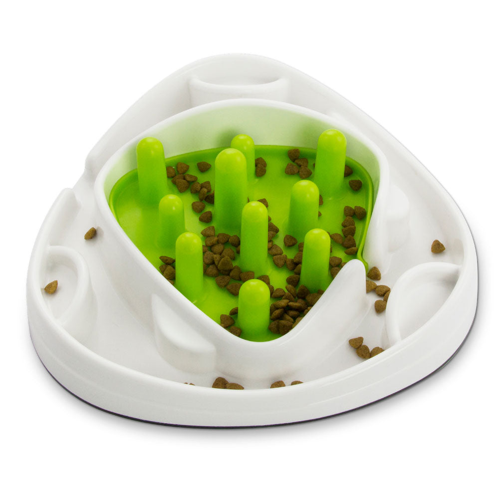 All For Paws Dog Bowl Food Maze Interactive Treat Feeder