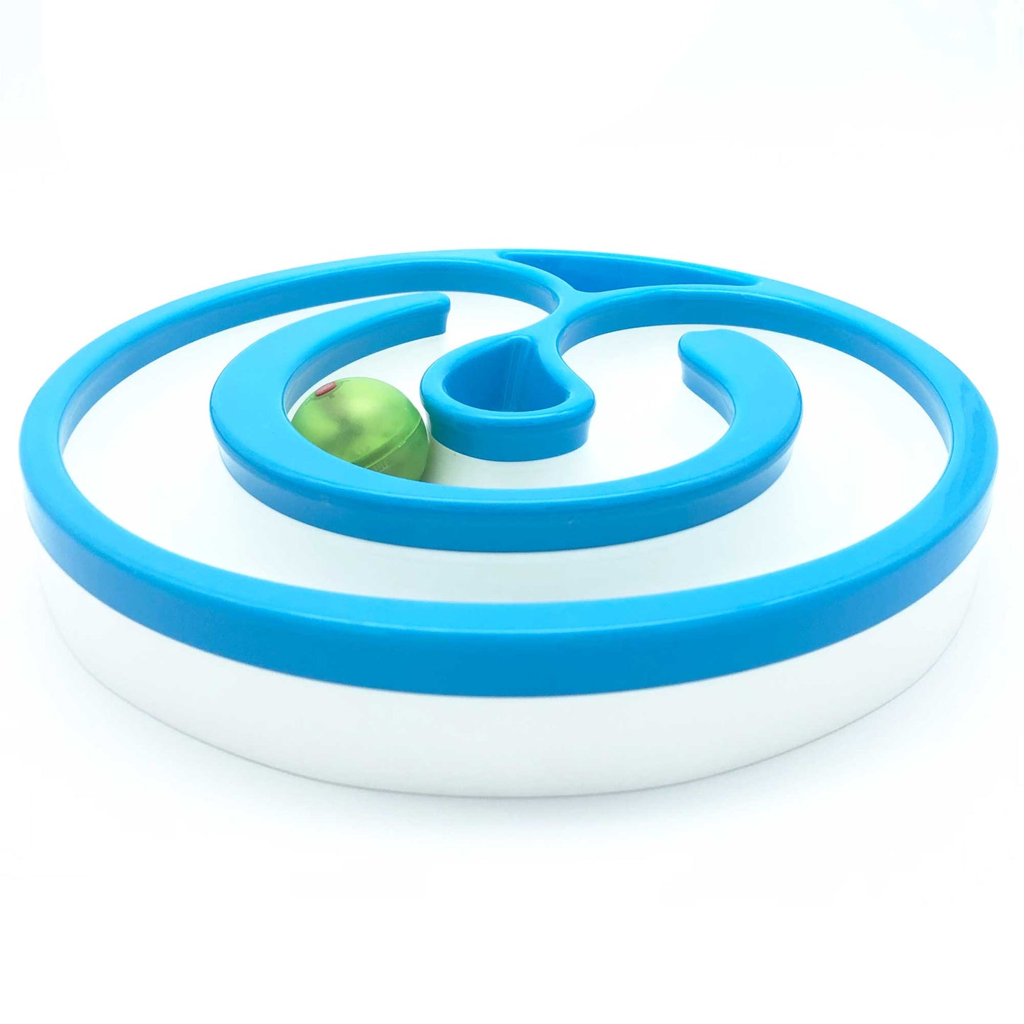 Interactive Cat Chase Toy Track Rolling Ball with LED & Sound