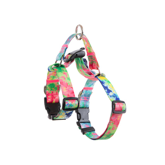 Banhamsisun Dog Double-Lined Straps No Pull Harness and Lead Set SWEET GREEN - Small