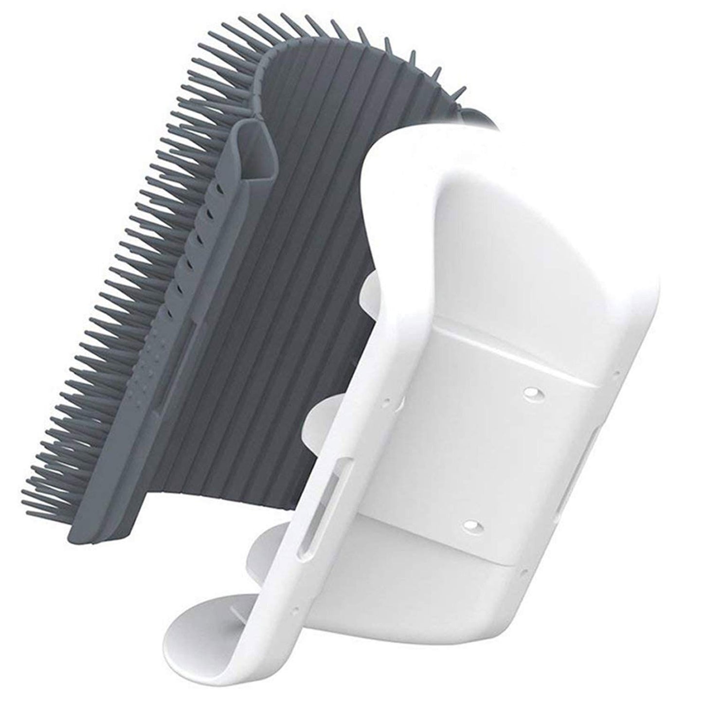 Cat Wall Corner Scratcher Comb - Grey