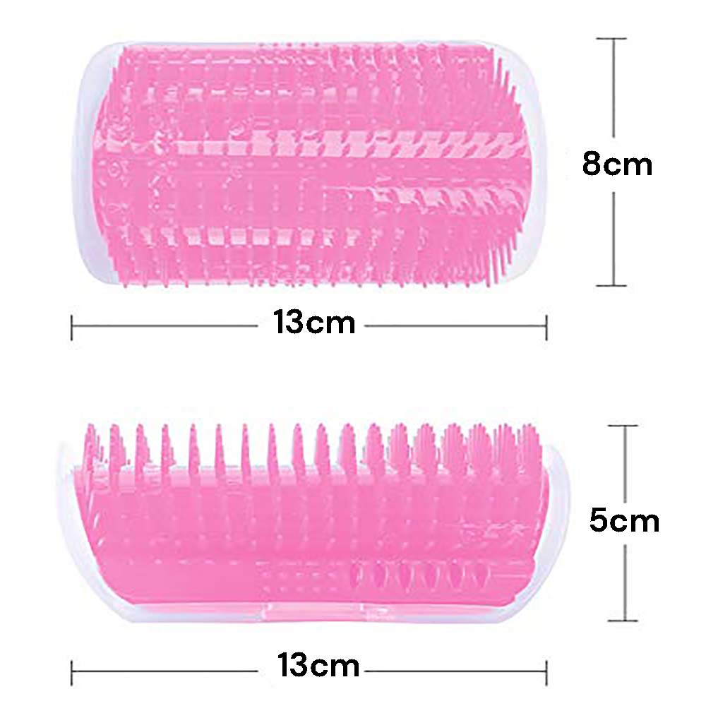 Cat Wall Corner Scratcher Comb - Pink