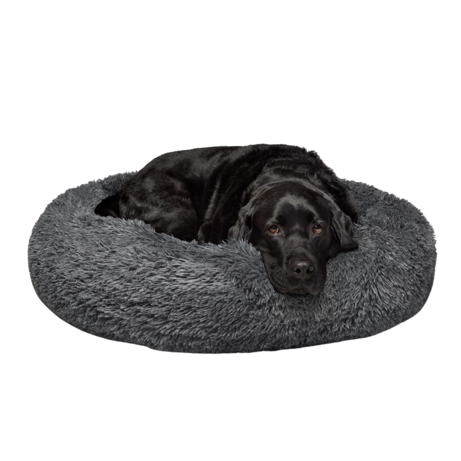 Fur King "Aussie" Calming Dog Bed Grey - L 100cm