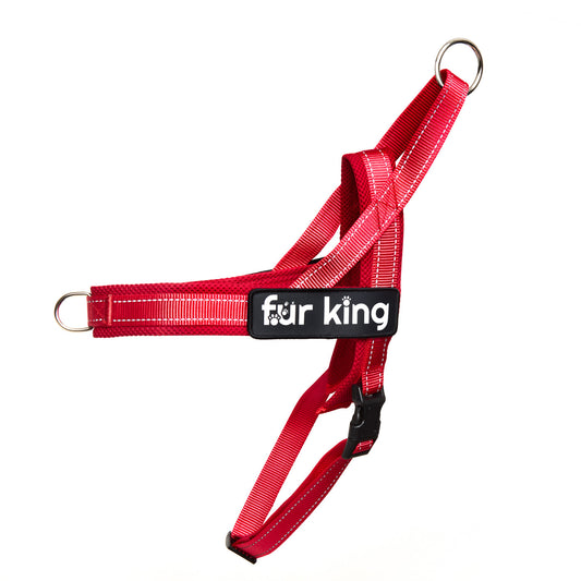 Fur King Signature Quick Fit Harness Red - L