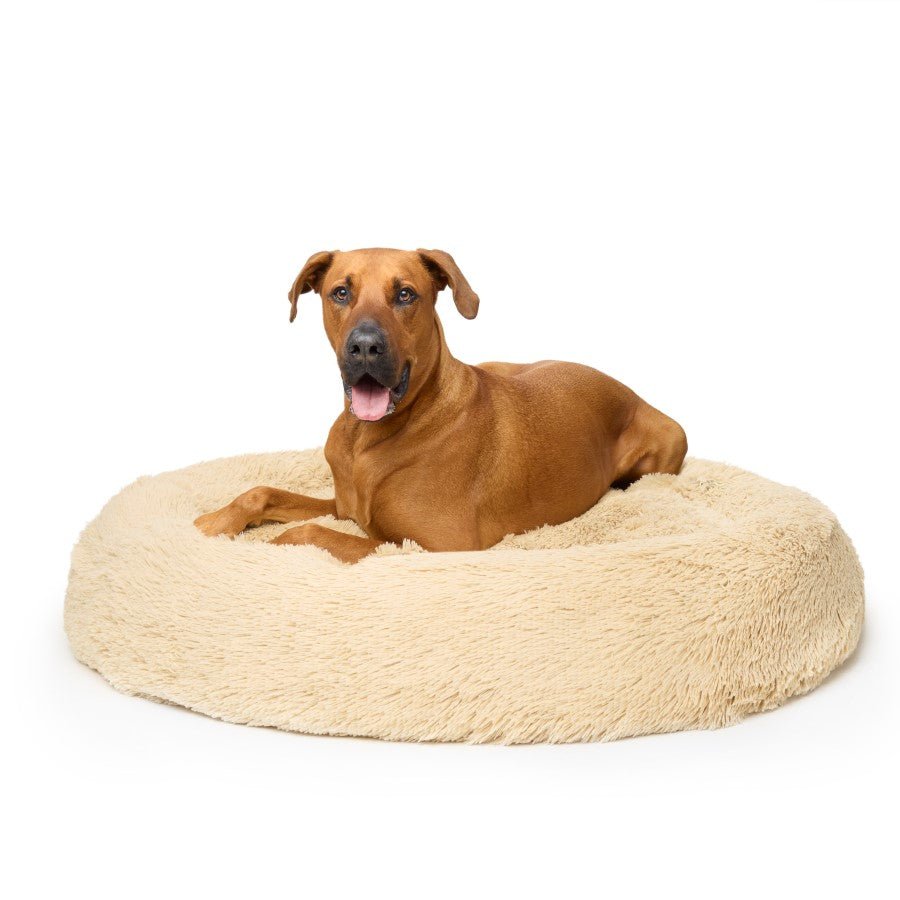 Fur King "Nap Time" Calming Dog Bed Brindle - XL